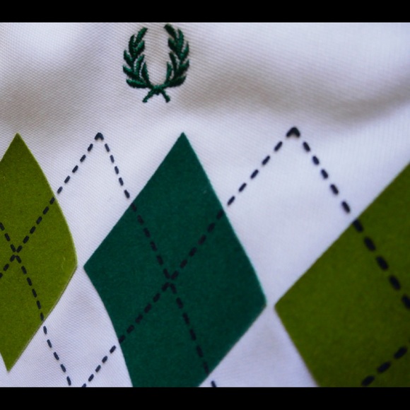 Limited Edition Fred Perry Argyle Track Suit Zip - Picture 4 of 4